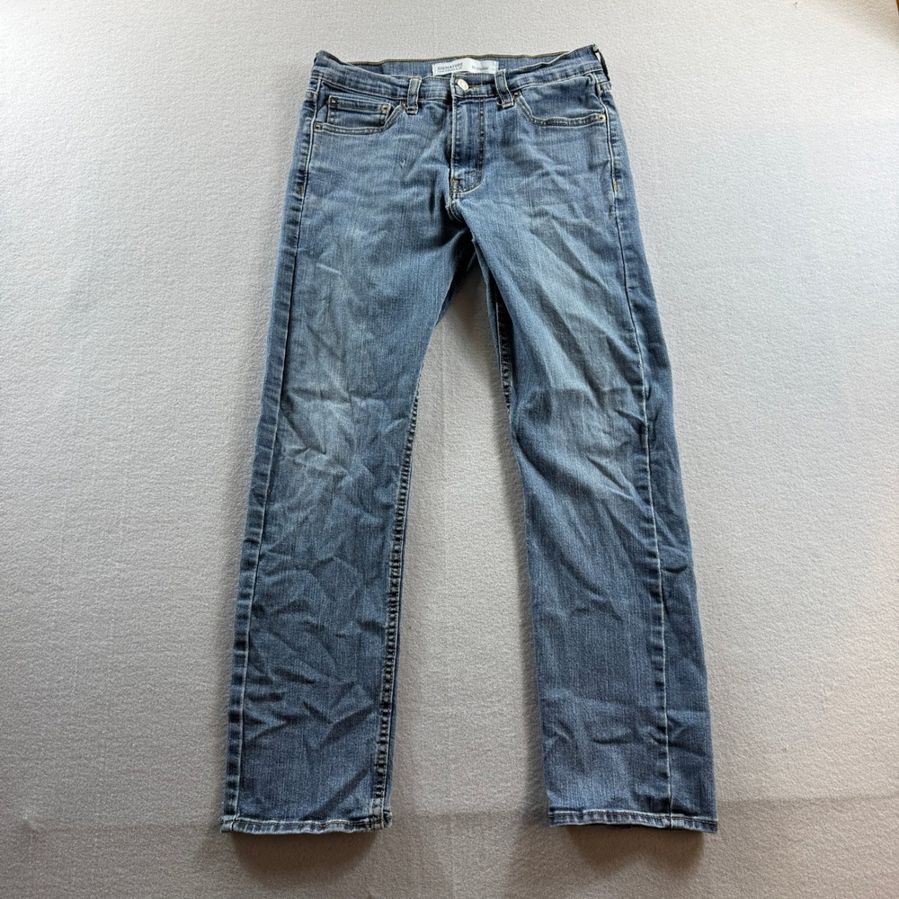 Signature by Levi Strauss & Co. S51 Straight Jeans Mens 28x28 Blue Denim